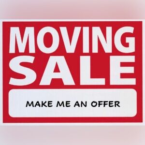 Moving Sale - Make Me An Offer